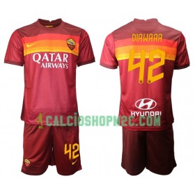 AS Roma Amadou Diawara 42 Bambino Maglia Prima 2020/2021 Manica Corta (+ Pantaloncini)